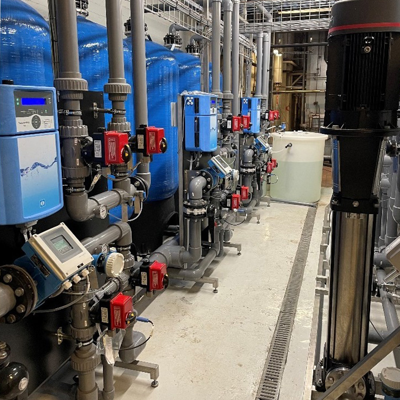 Vandbehandlingsanlæg til fødevarer- og bryggeri