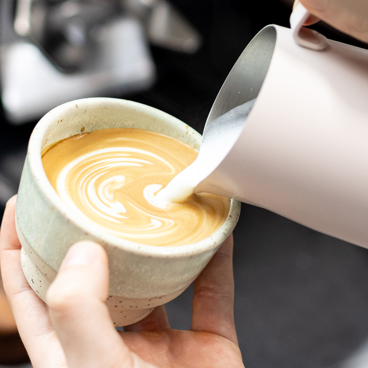 perfekt crema i kaffen med bwt vand