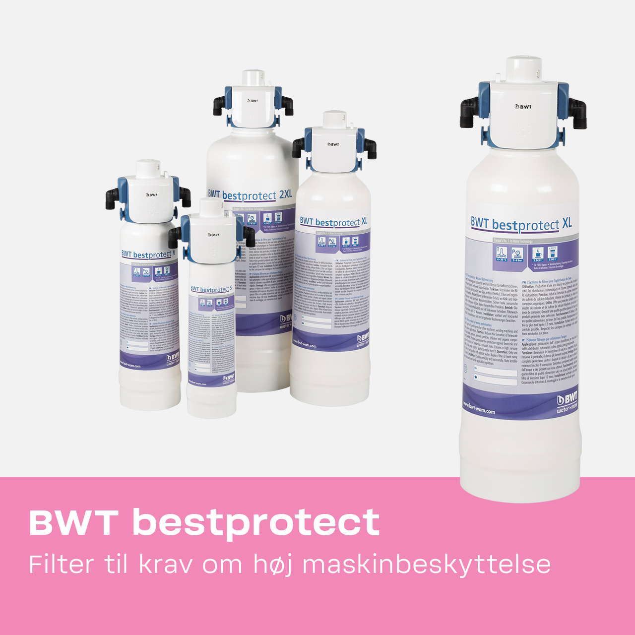 BWT bestprotect vandfilter – ved høje krav til maskinbeskyttelse af kaffemaskiner