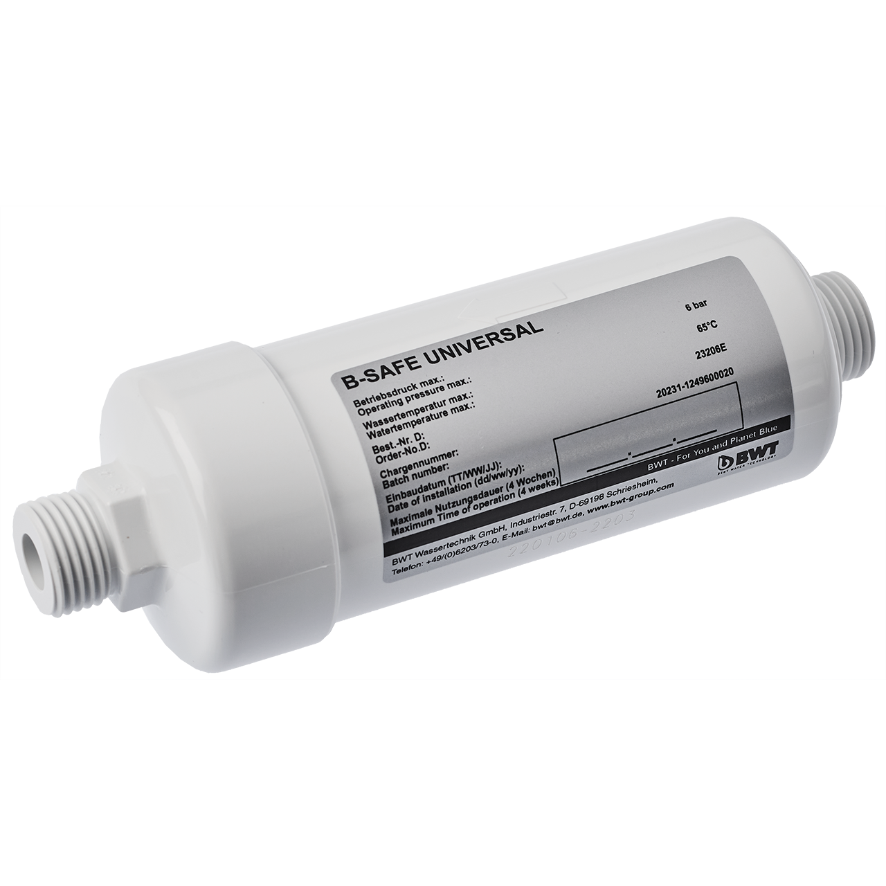 BWT B-Safe bakteriefilter