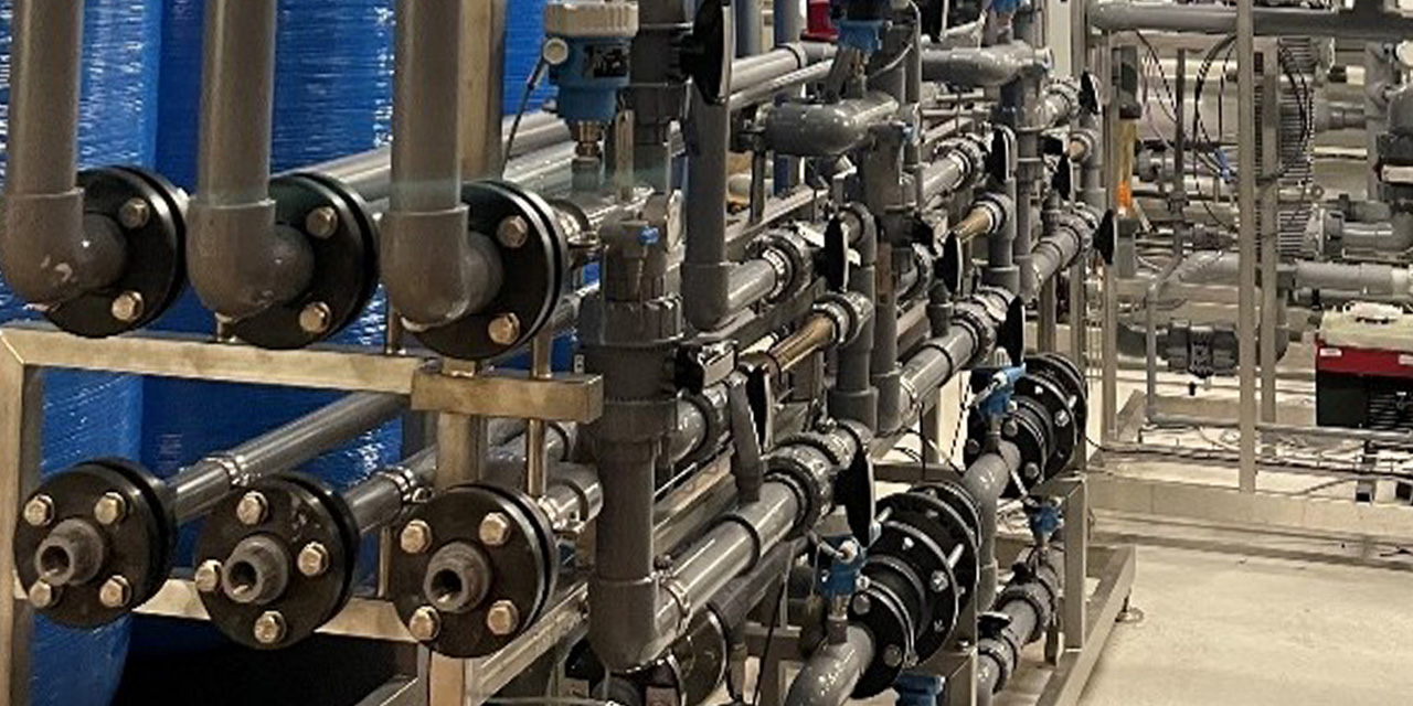 Vandbehandlingsanlæg til fødevarer- og bryggeri