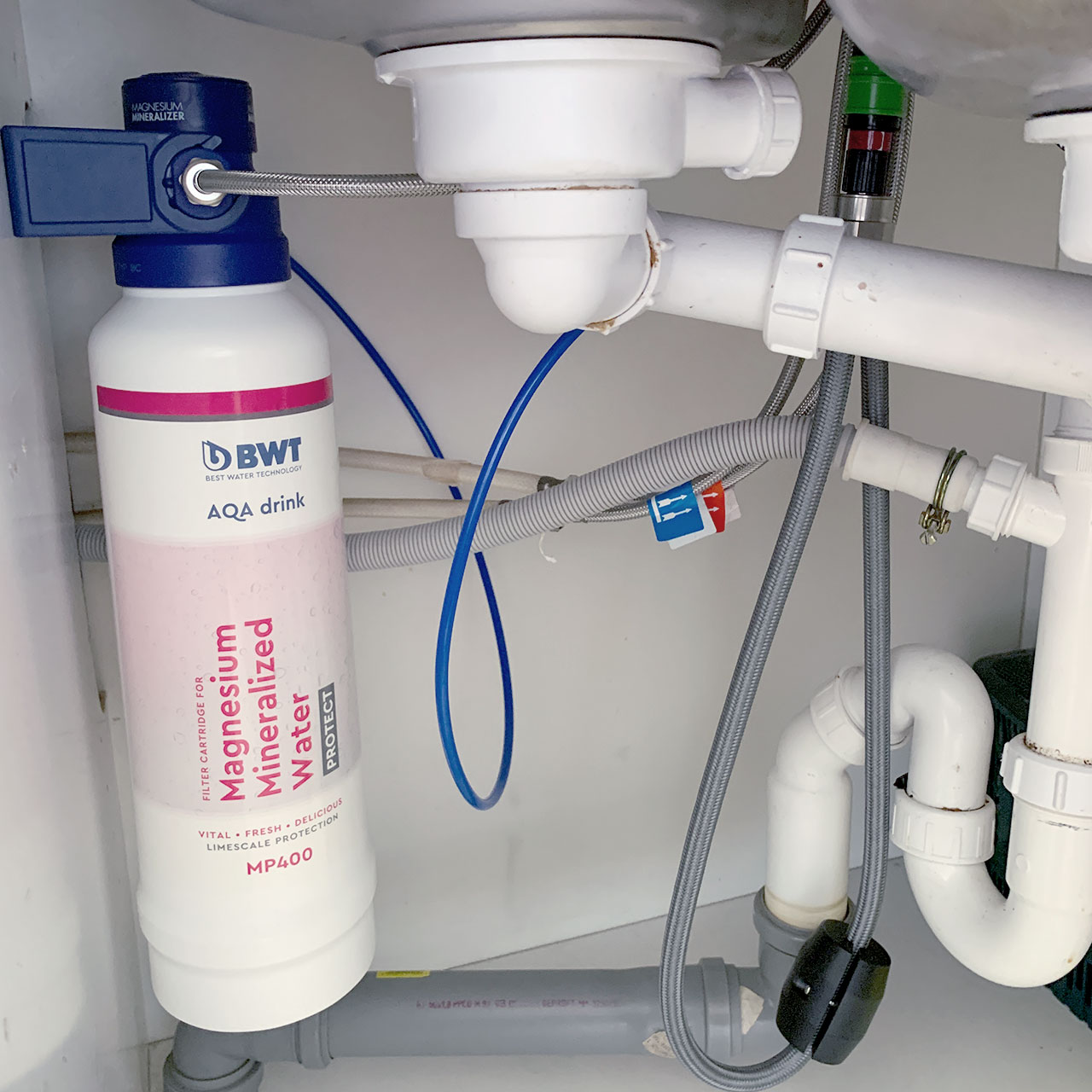 AQAdrink kundecase - Lars - kalkfilter under vask