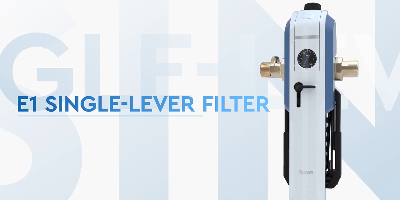 E1 hygiejnisk vandfilter