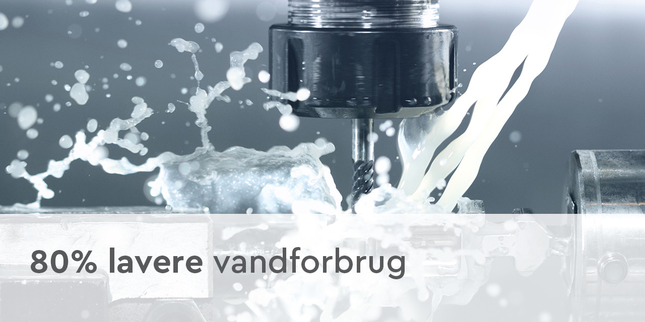 Få op til 80% lavere vandforbrug 