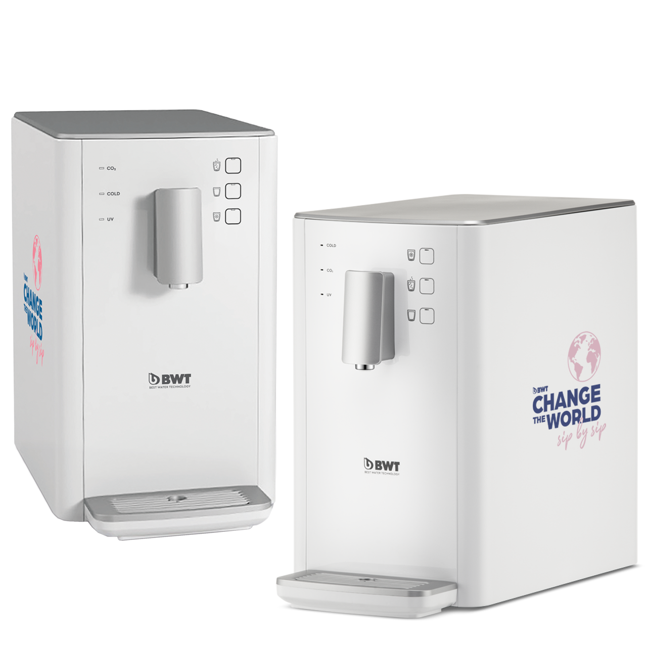 BWT vandkøler som bordmodel – filtreret vand til kontor og kantine