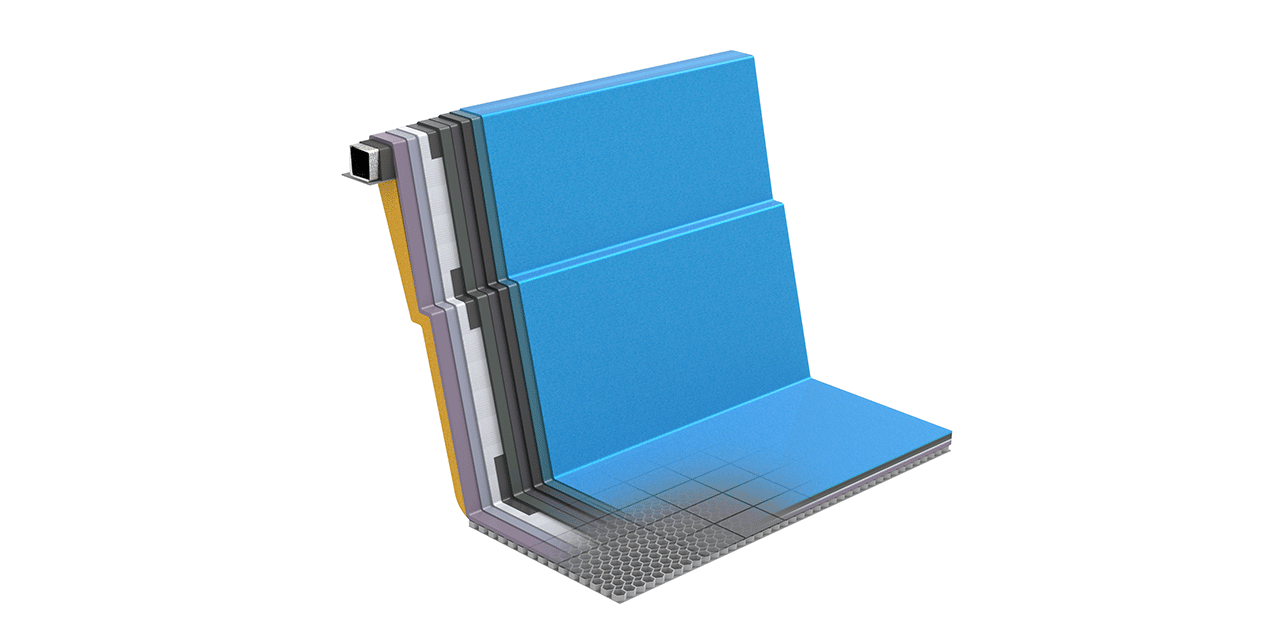 BWT pool struktur på væg