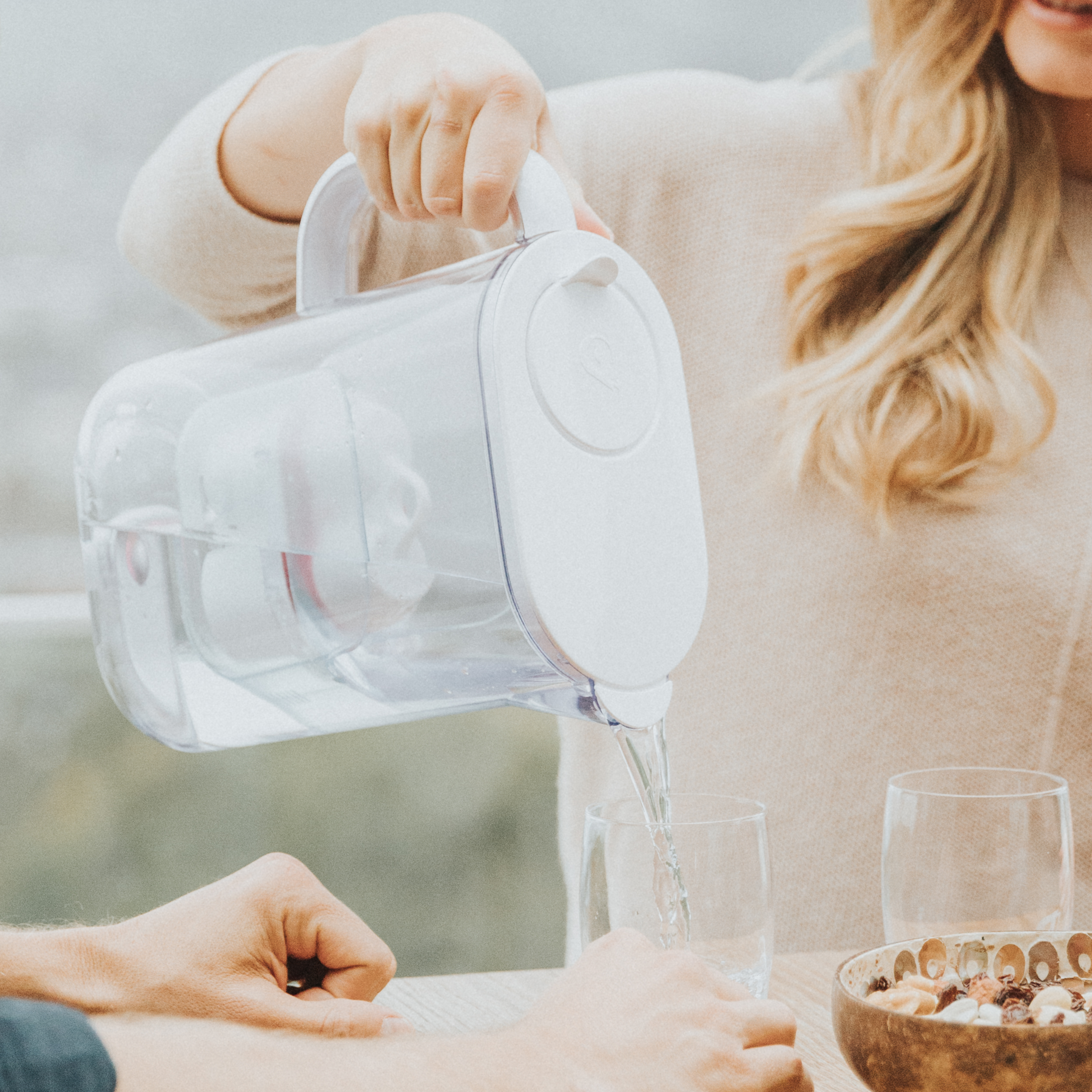 kvinde, filterkande, aqualizer, filter, vand