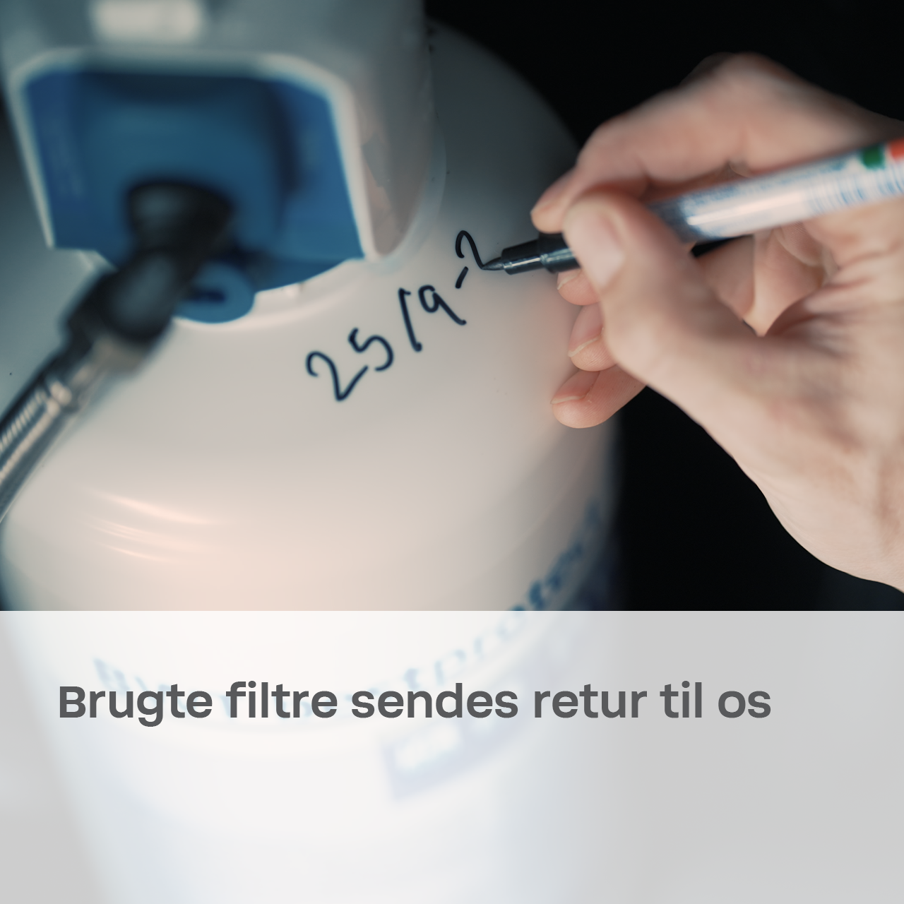 brugte filtre sendes retur til bwt