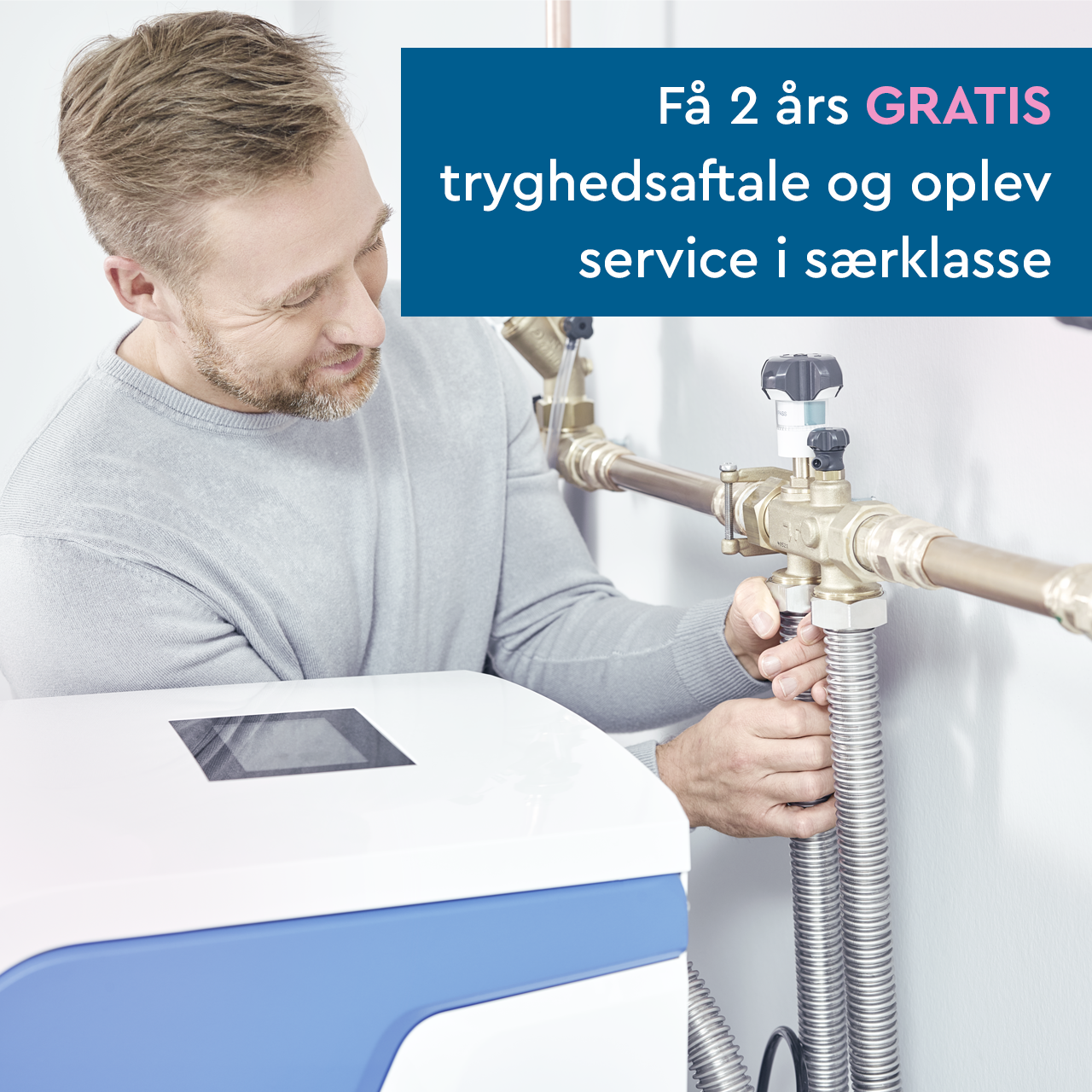 BWT Perla blødgøringsanlæg → Blødt vand døgnet rundt