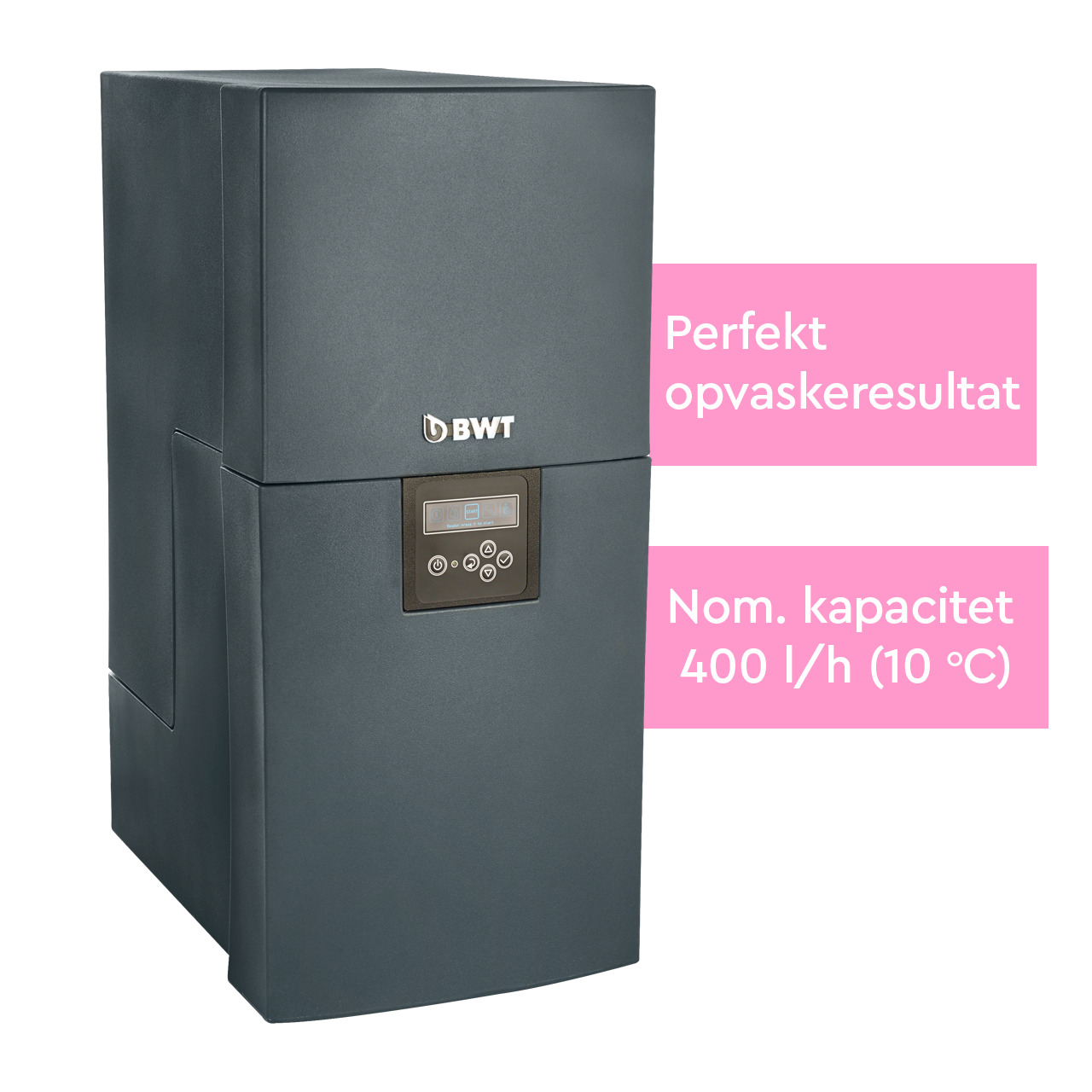 Vandbesparende omvendt osmoseanlæg, nominel ydelse 400 l/h