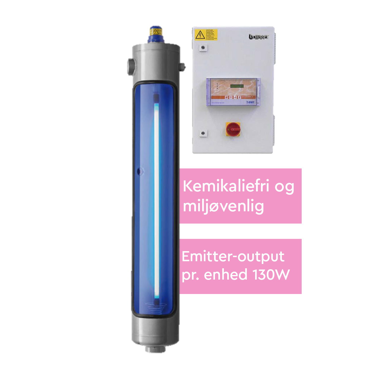 BWT Bewades N 390W130/27N kemikaliefri og miljøvenlig desinfektion