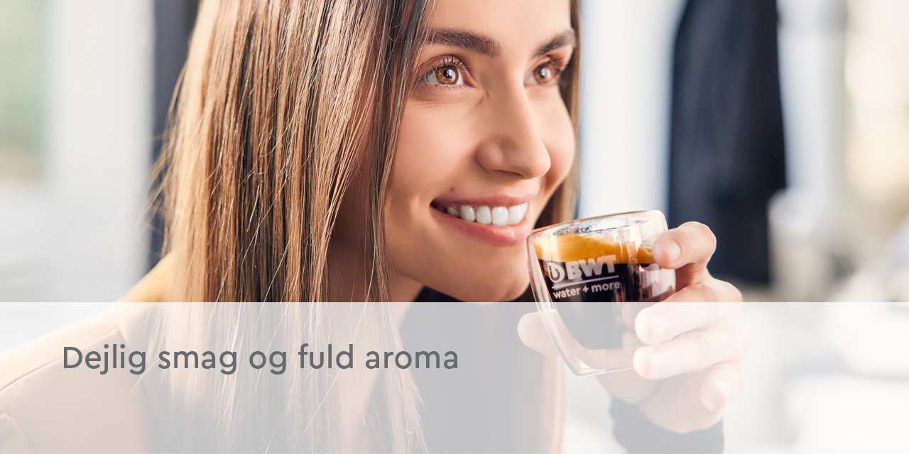 kaffe med dejlig smag og fuld aroma