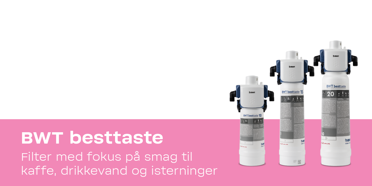 BWT besttaste vandfilter – fokus på smag, filter til drikkevand, kaffe, isterninger