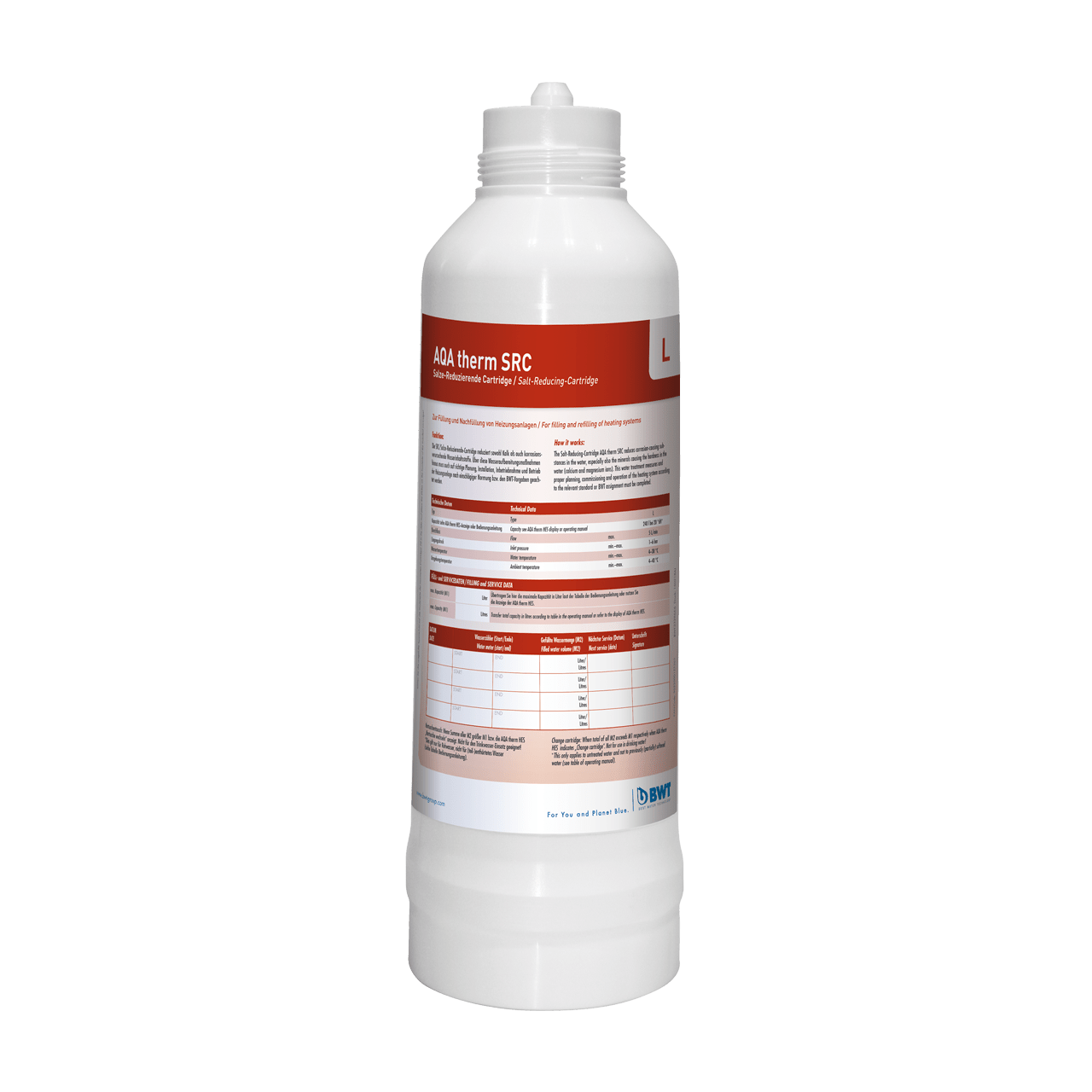 BWT AQA THERM SRC L vandfilter, flow max. 5 l/min.