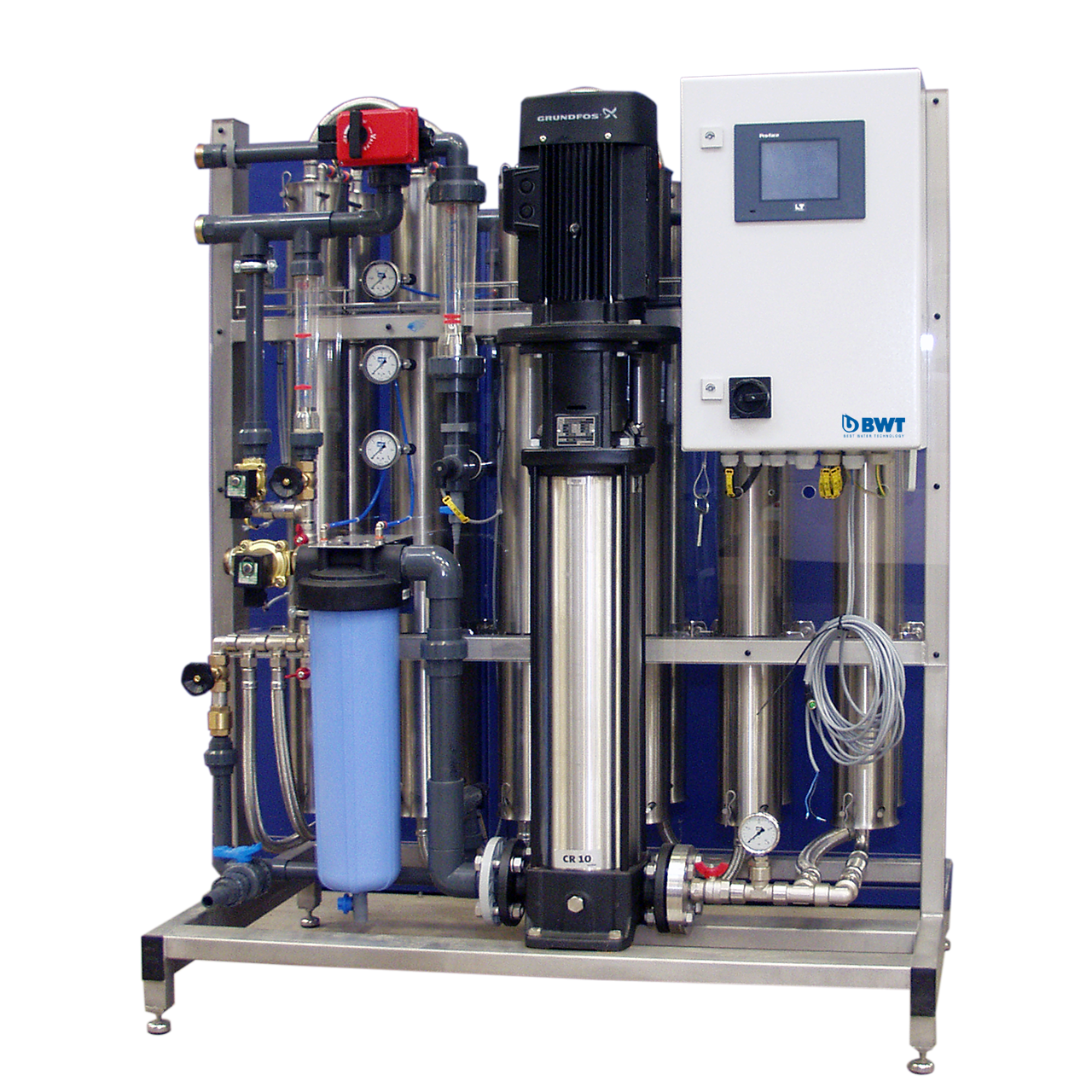 Energieffektivt omvendt osmoseanlæg med høj ydeevne