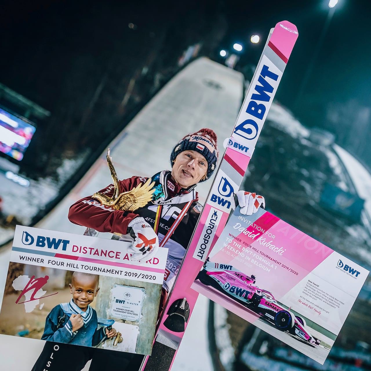Dawid Kubacki gewinnt die Vierschanzentournee, einen Brunnen für Gambia und einen Formel-1-Besuch.