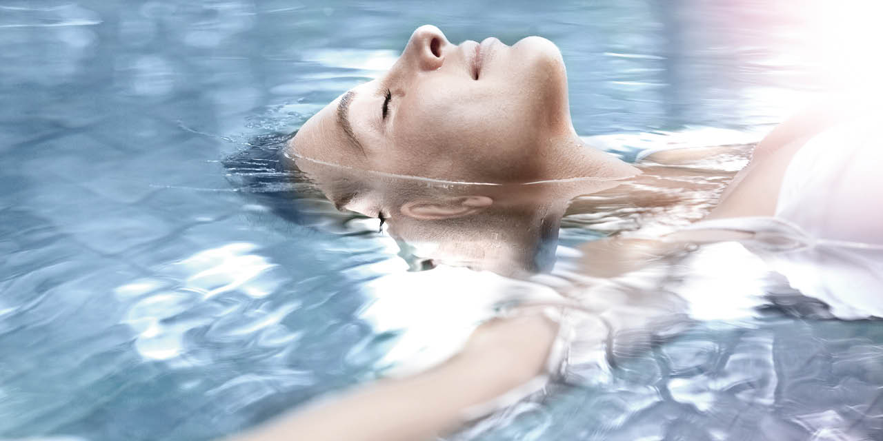 Woman swimming