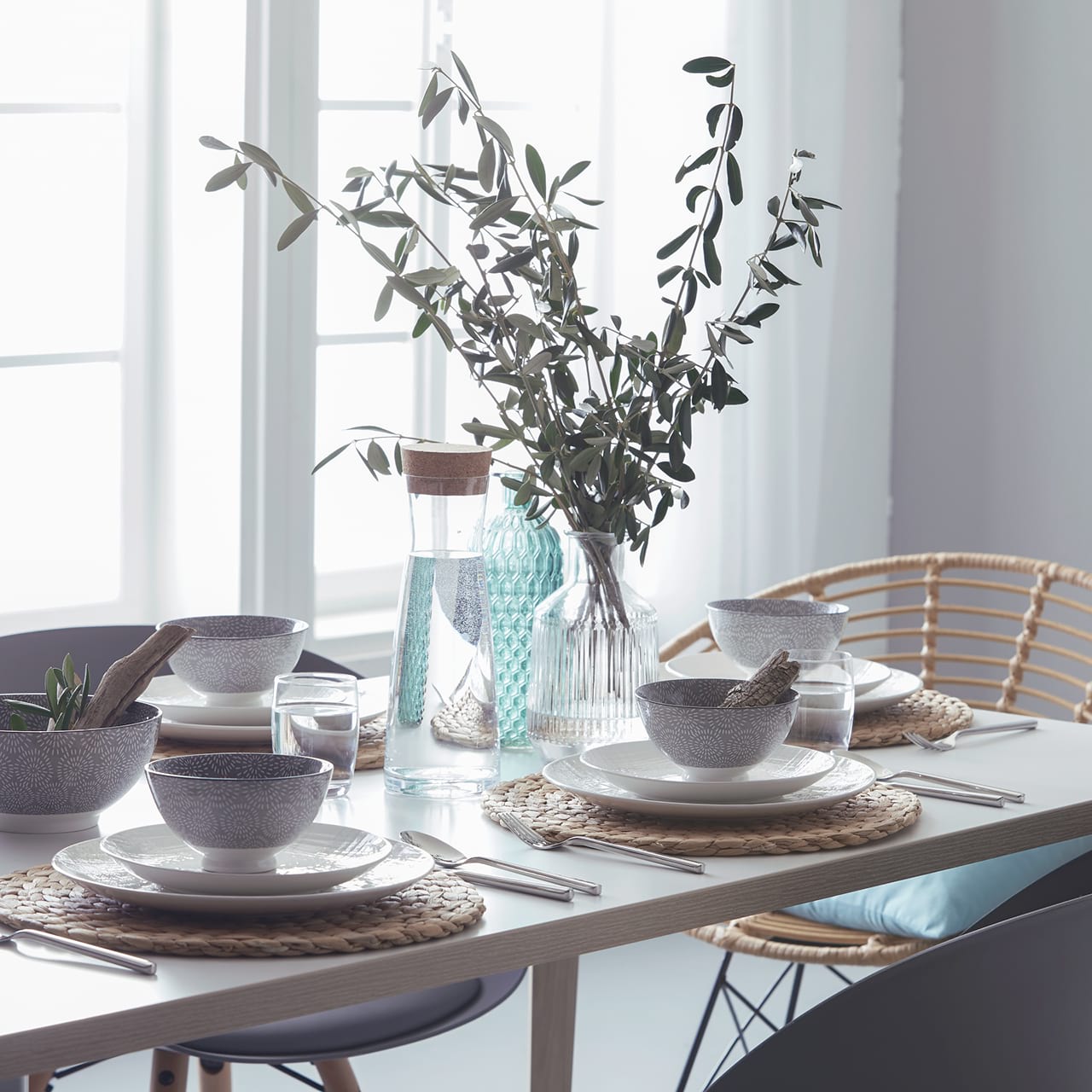 Festive table decoration