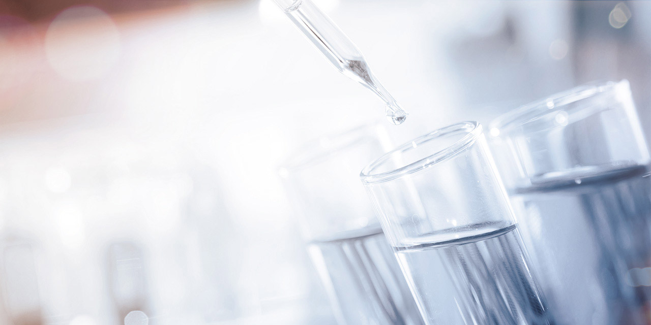 Purified water in vials