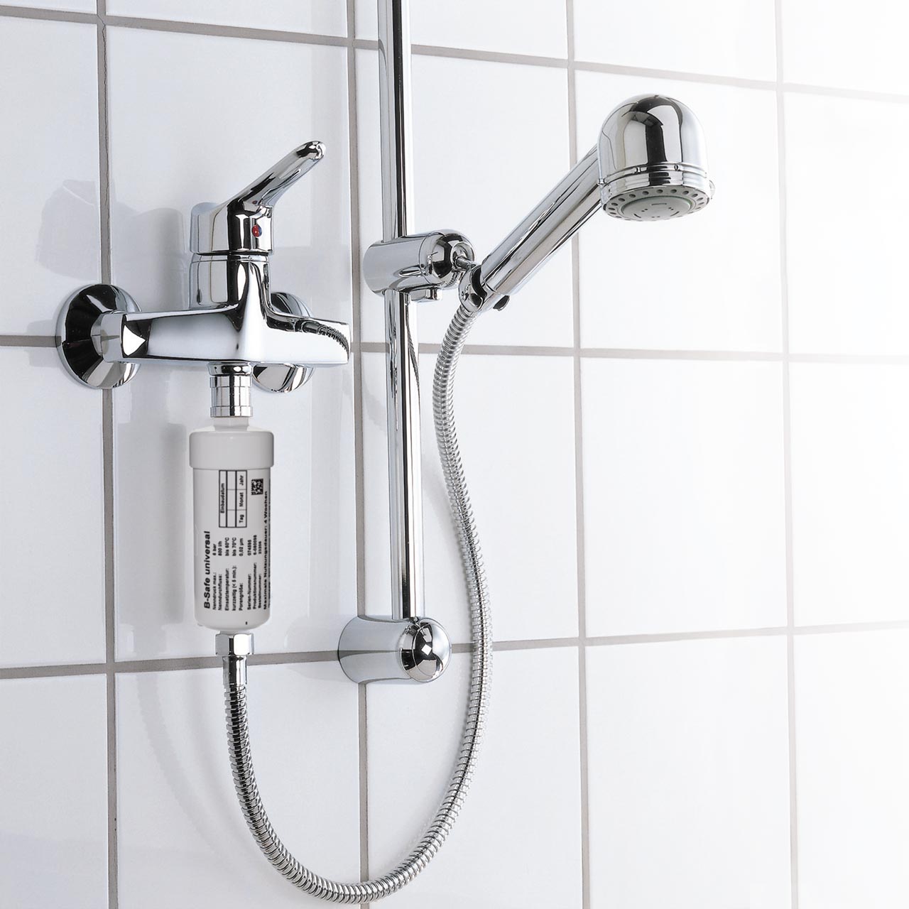 Legionellenfilter im Badezimmer
