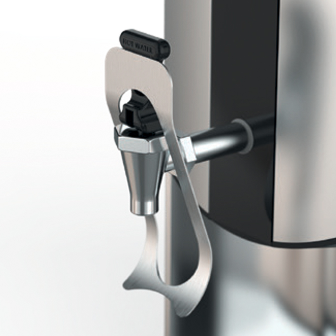 Kontaktloser Adapter für Wasserspender.