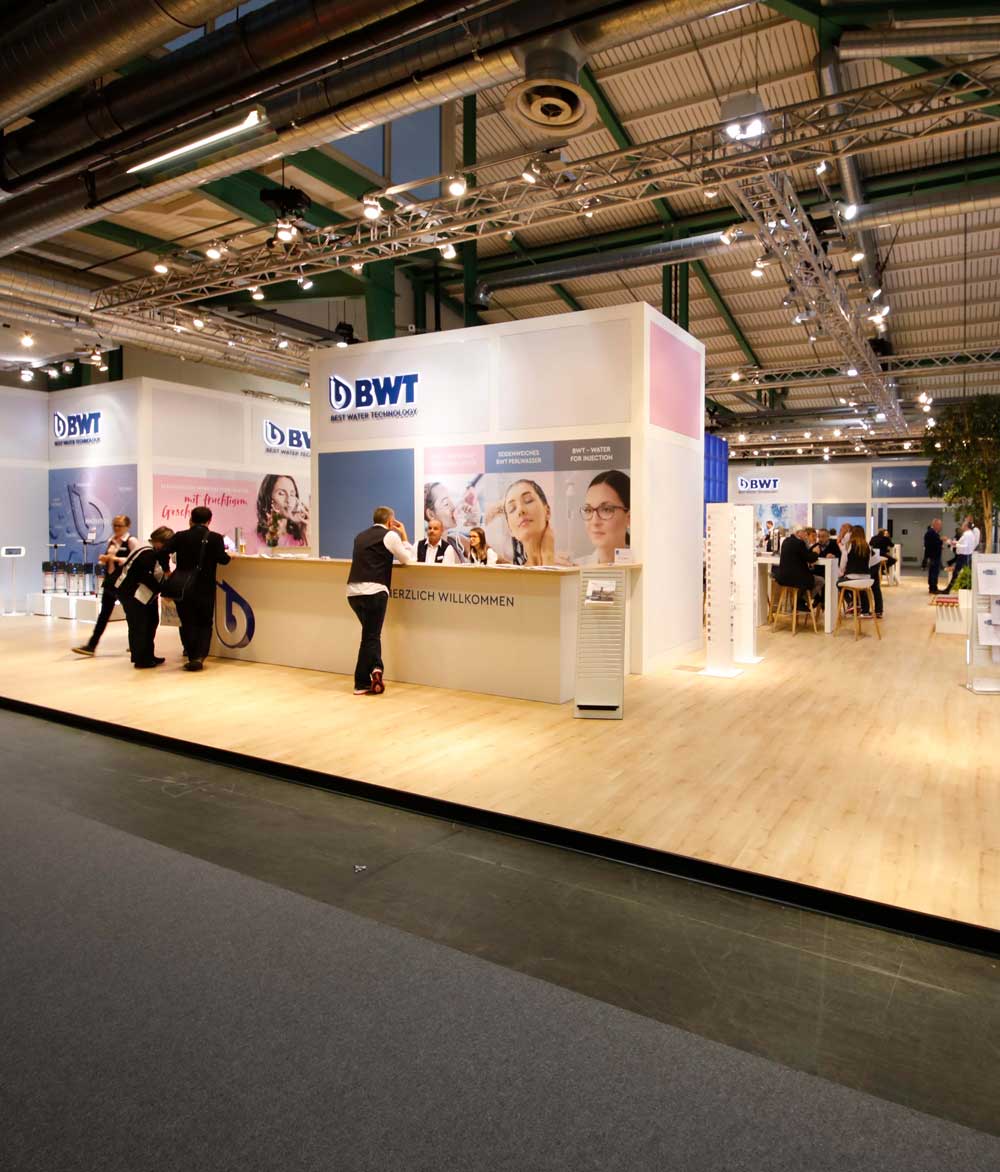 BWT Stand an der Swissbau Basel 2020