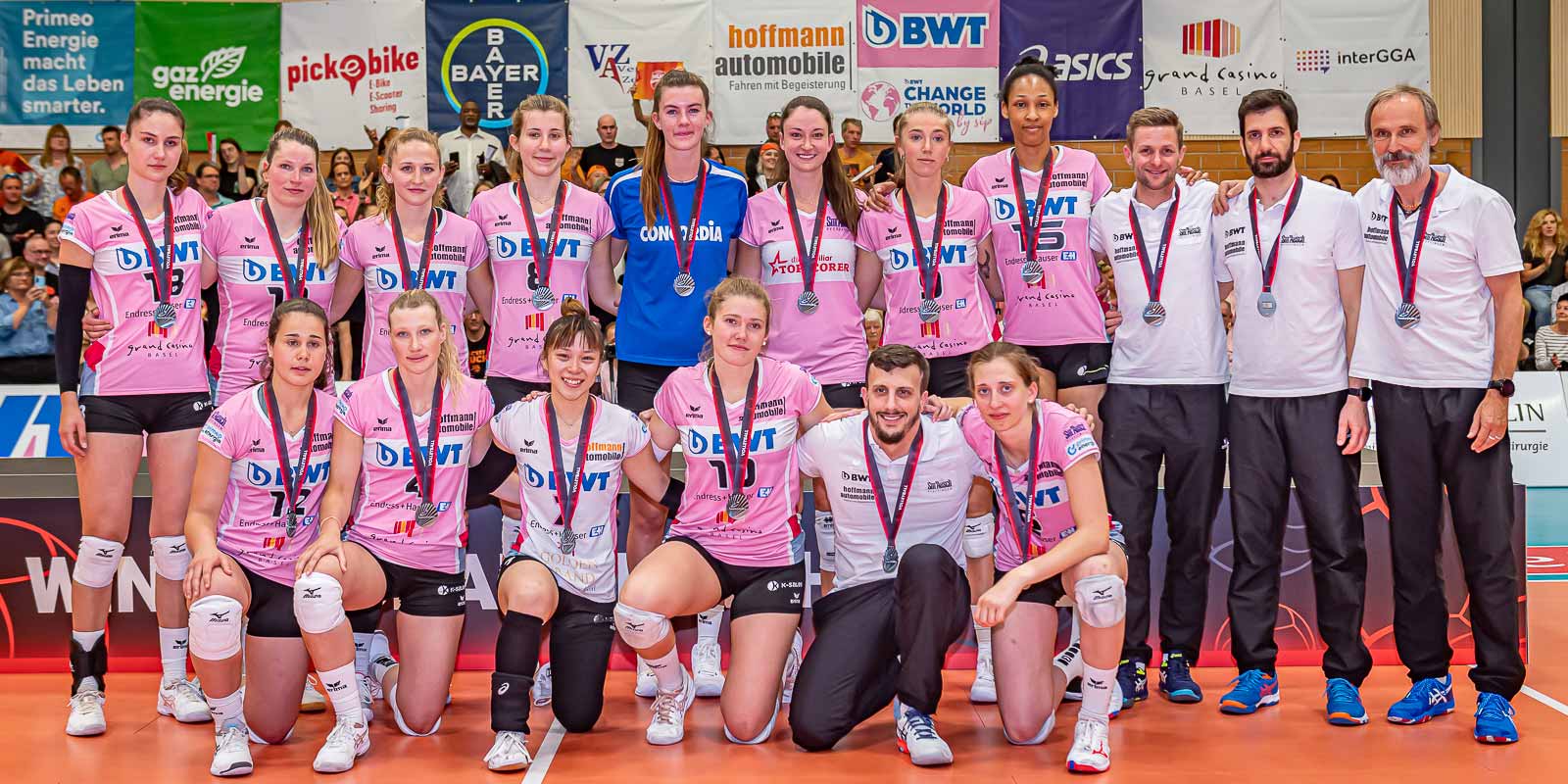 SmAesch-Pfeffingen gewinnt die Silbermedaille in der Volleyballsaison 21/22