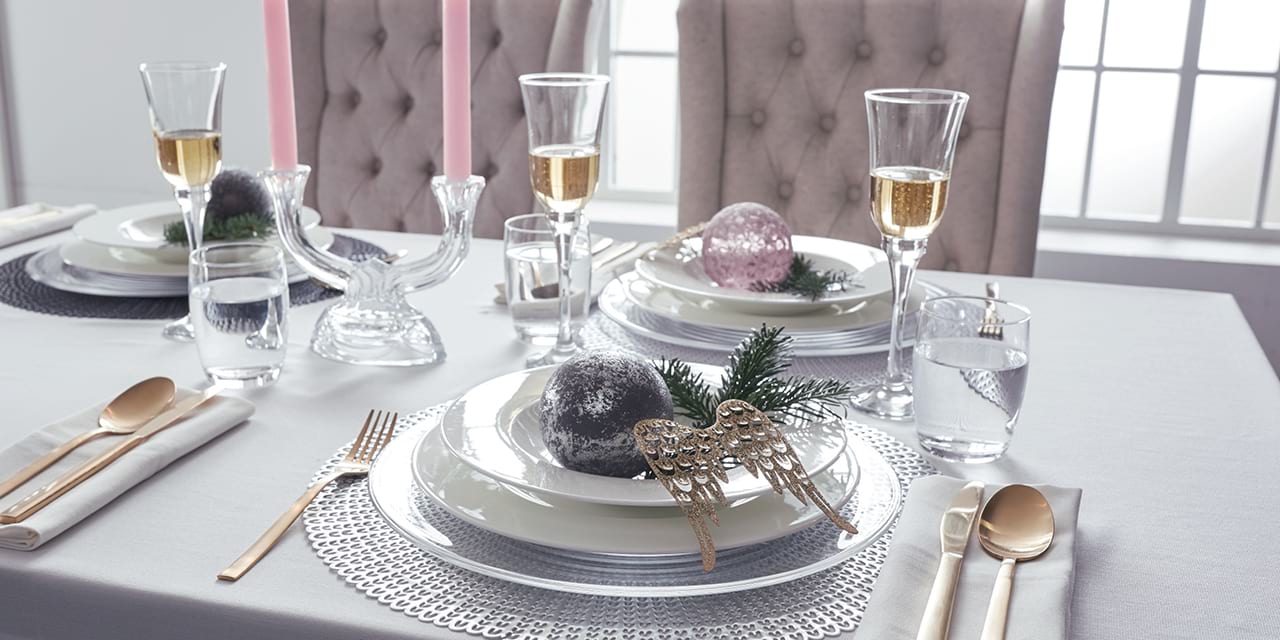 Festive table decoration