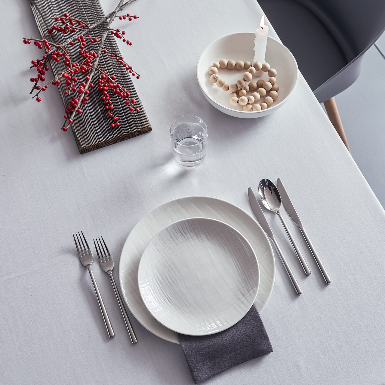 Festive table decoration