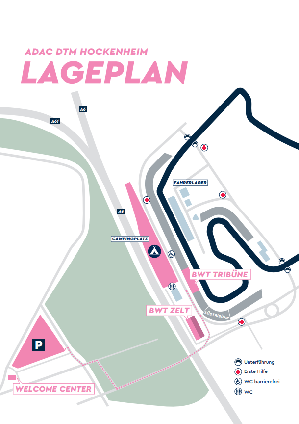 Hockenheim Lageplan