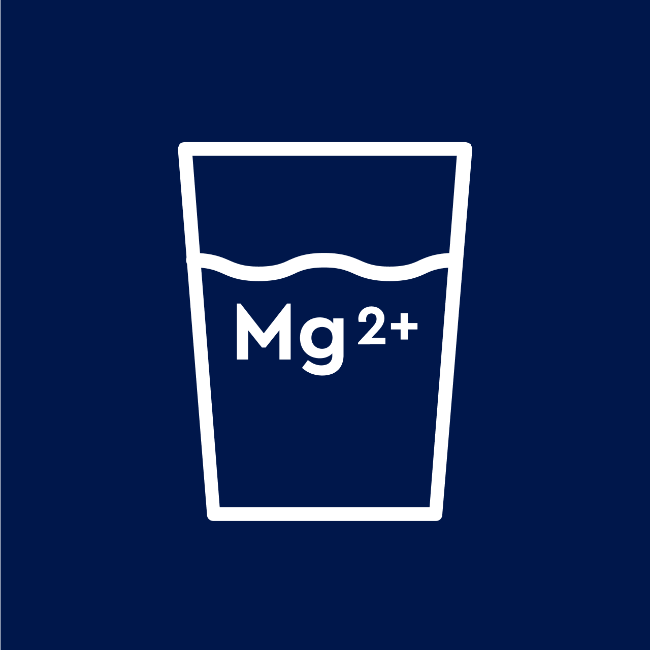 Magnesium mineralisiertes Wasser