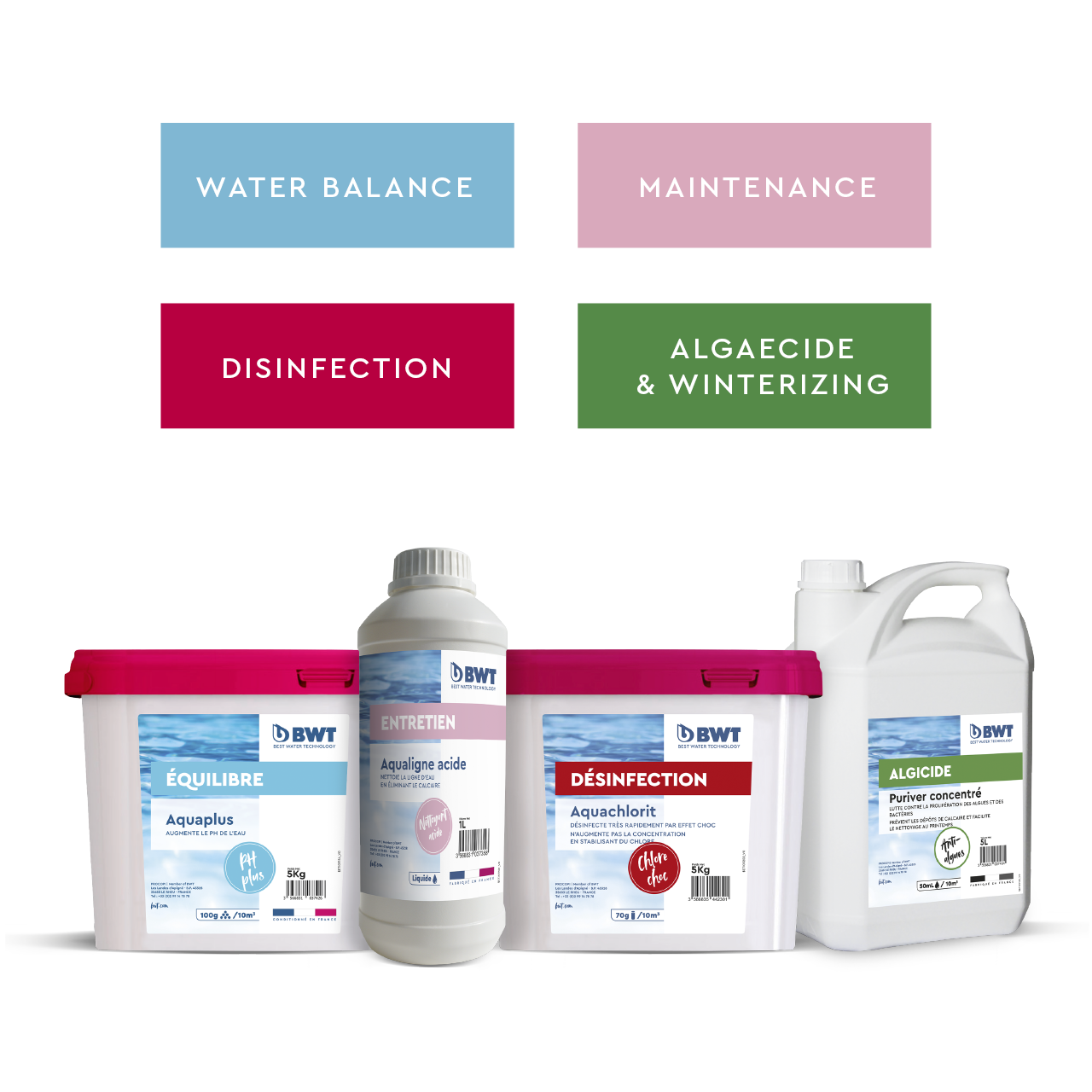 Pool Water treatment products