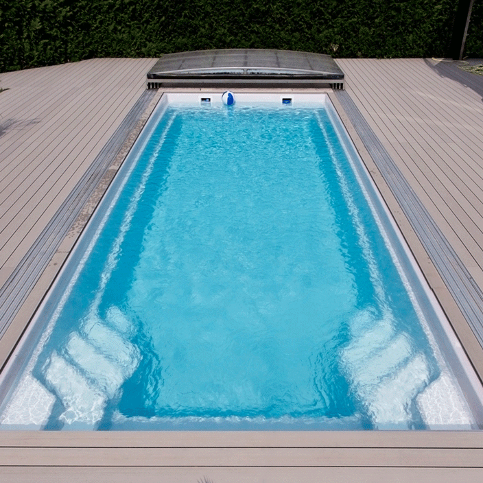 Monaco pool 850 fra BWT pool til haven med BWT