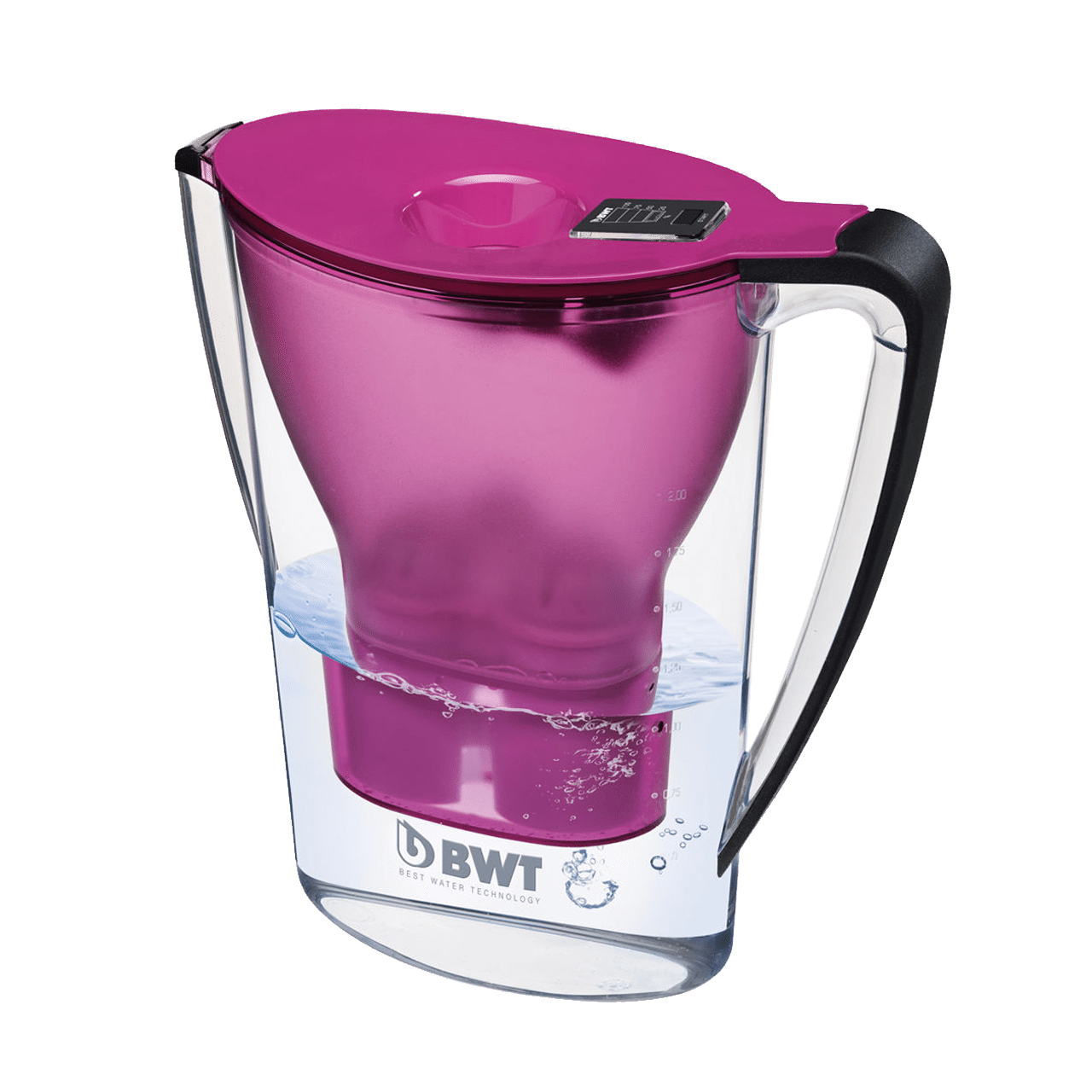 Kaufe Electronic Pitcher 2.7 liters BWT Penguin Violet Water Filter with  Magnesium + Pack of 12 BWT CE filters