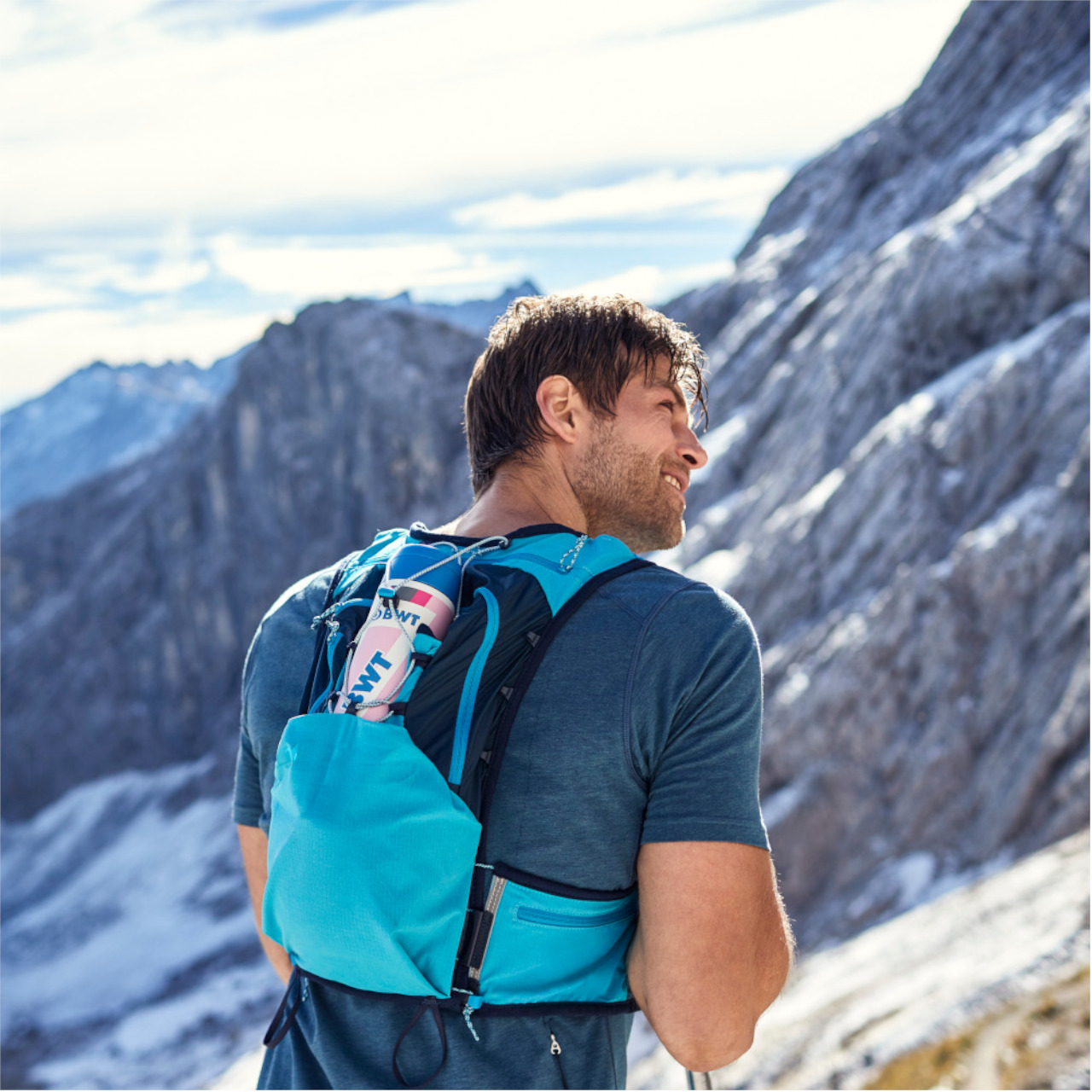  bwt blue vacuum flask sport bottle hicking 825318