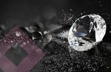 Diamond mineralized water luxury