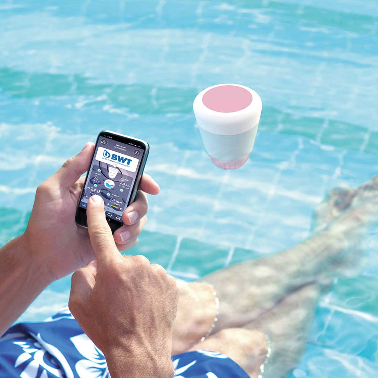 Bwt App Pearl Water Manager chlorine and bromine - BWT