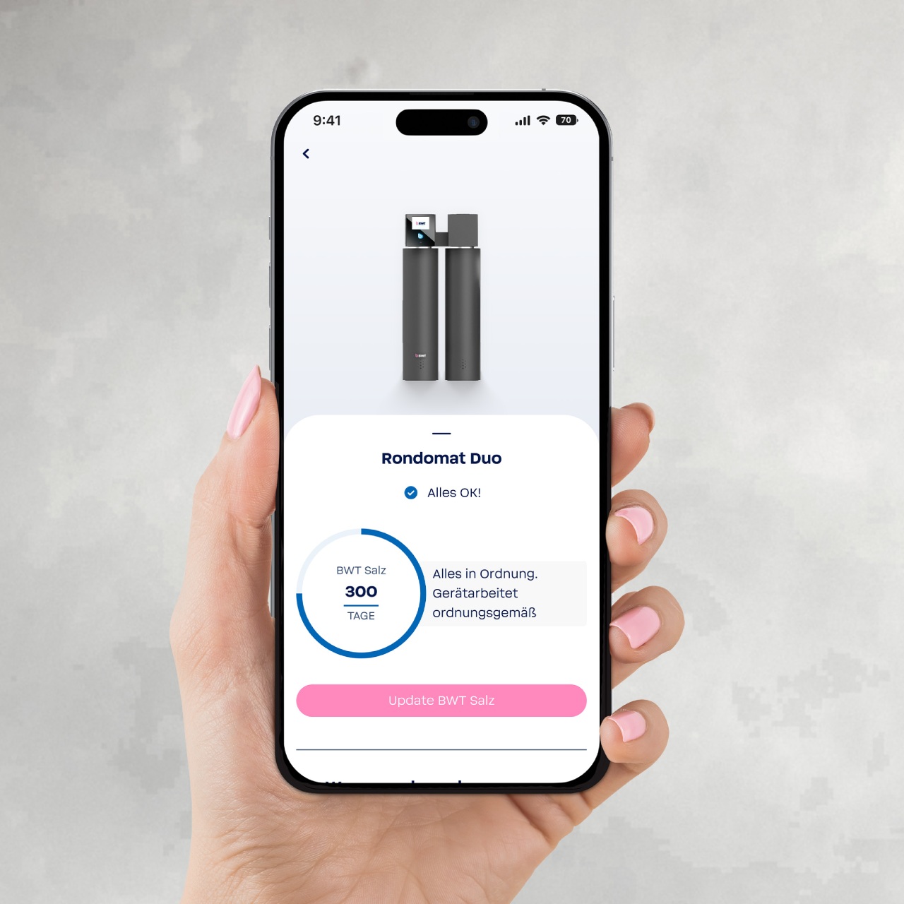 Bwt App OnePipe Pearlwater - BWT