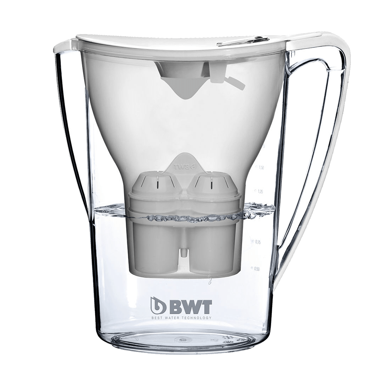 Filtre A Eau Robinet Penguin 2,7L Bleu | Filtre Magnésium | Affichage Électronique Carafe Filtrante BWT