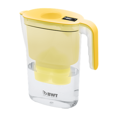 BWT - Jarra filtradora de agua electrónica 2,7L + 6 Filtros con magnesio -  Jarra Penguin Blanca contador electrónico + 6 filtros para seis meses -  Reduce cloro, cal e impurezas : : Hogar y cocina