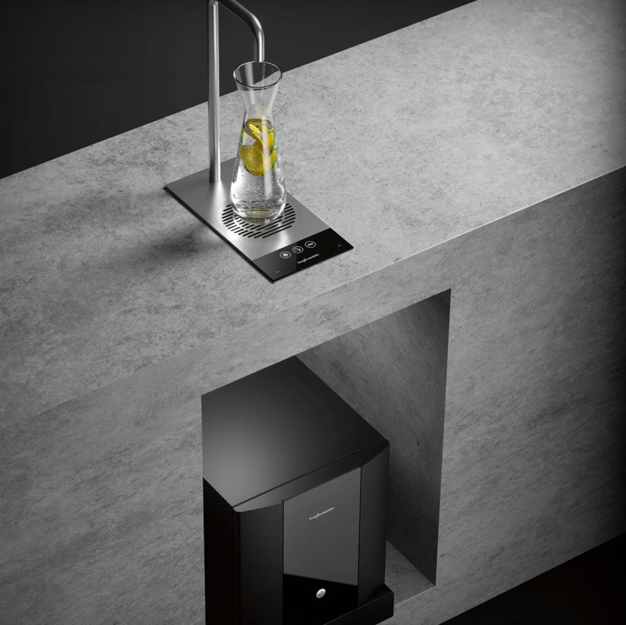 Fontaine d'eau de BWT Palaimon P30, appareil de refroidissement inclus