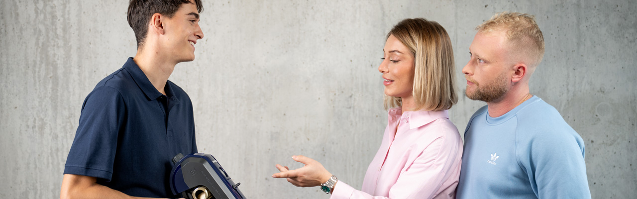 Un installateur BWT répond de manière compétente à toutes les questions concernant le traitement de l'eau.