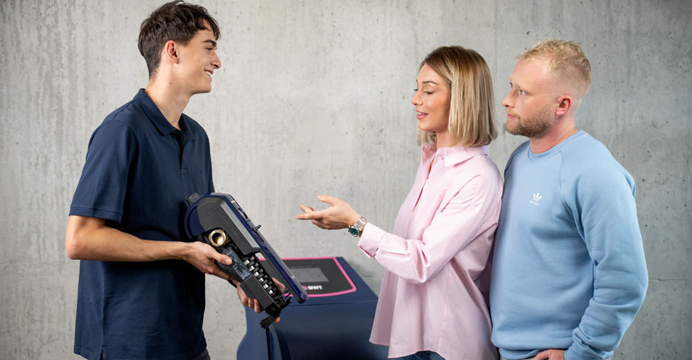 Un installateur BWT répond de manière compétente à toutes les questions concernant le traitement de l'eau.