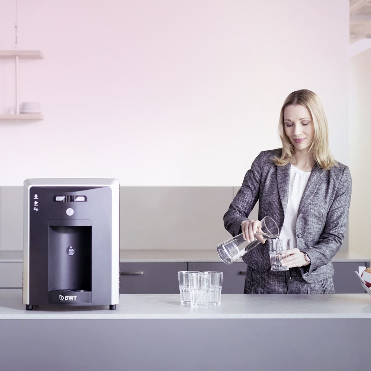 Belupai Distributeur De Gobelets Avec Couvercle Anti-poussière, image size:1280x1280