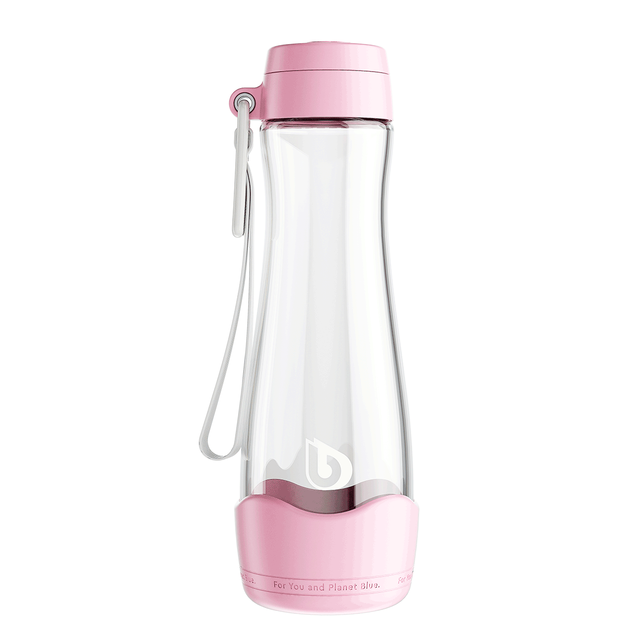 Glass bottle refill pink