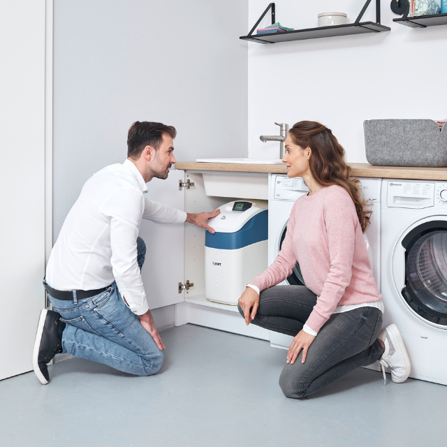 BWT vízlágyító berendezés beépítése 