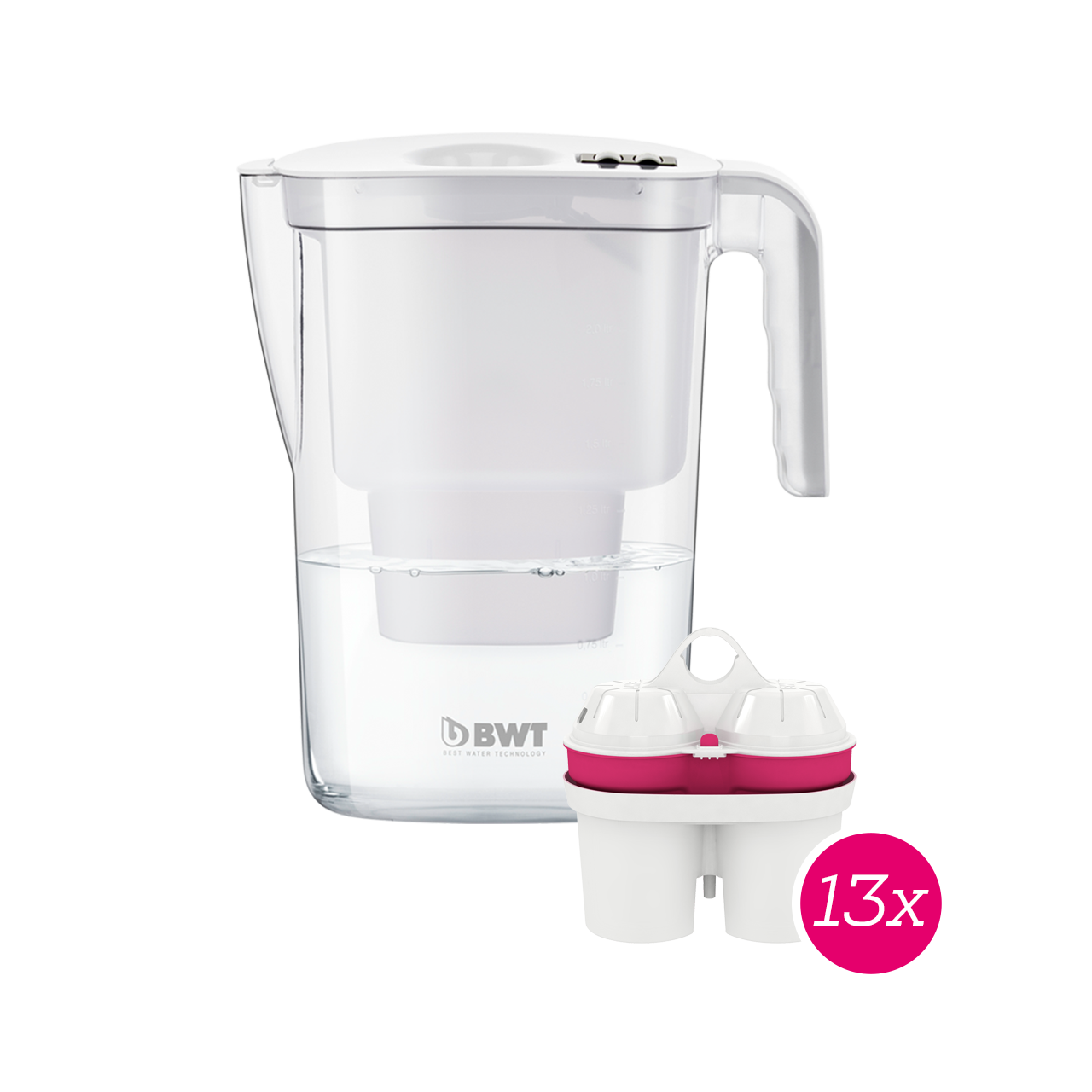 Vida White 13 Cartridges Bottle