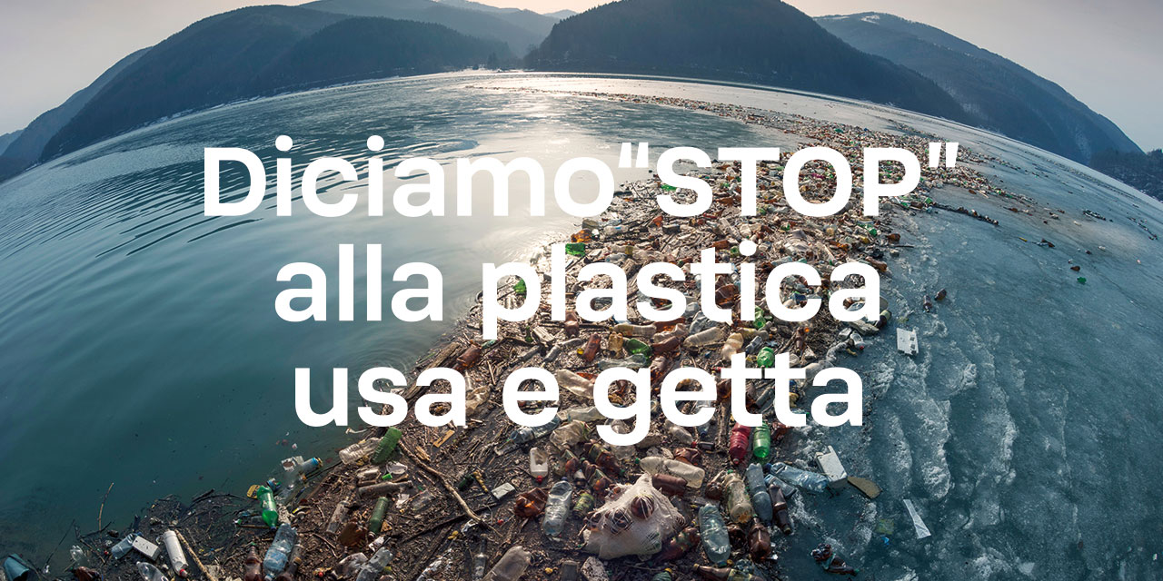 stop plastica monouso