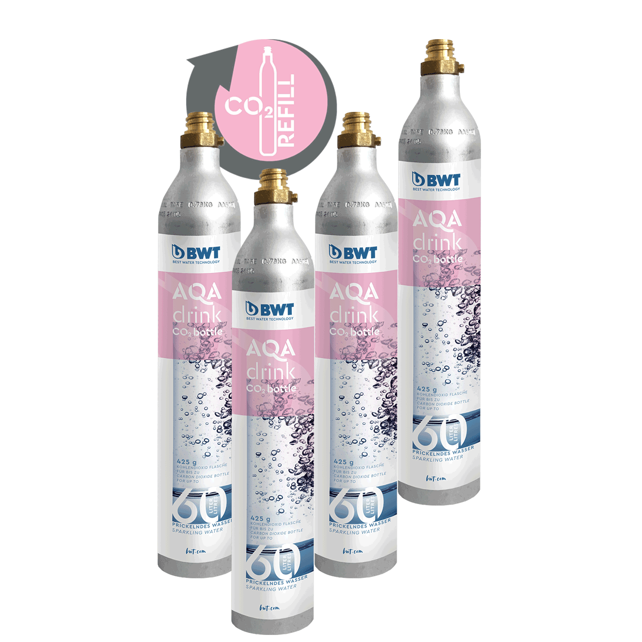 CO² Refill Box für AQA drink Wasserspender | Refillpaket