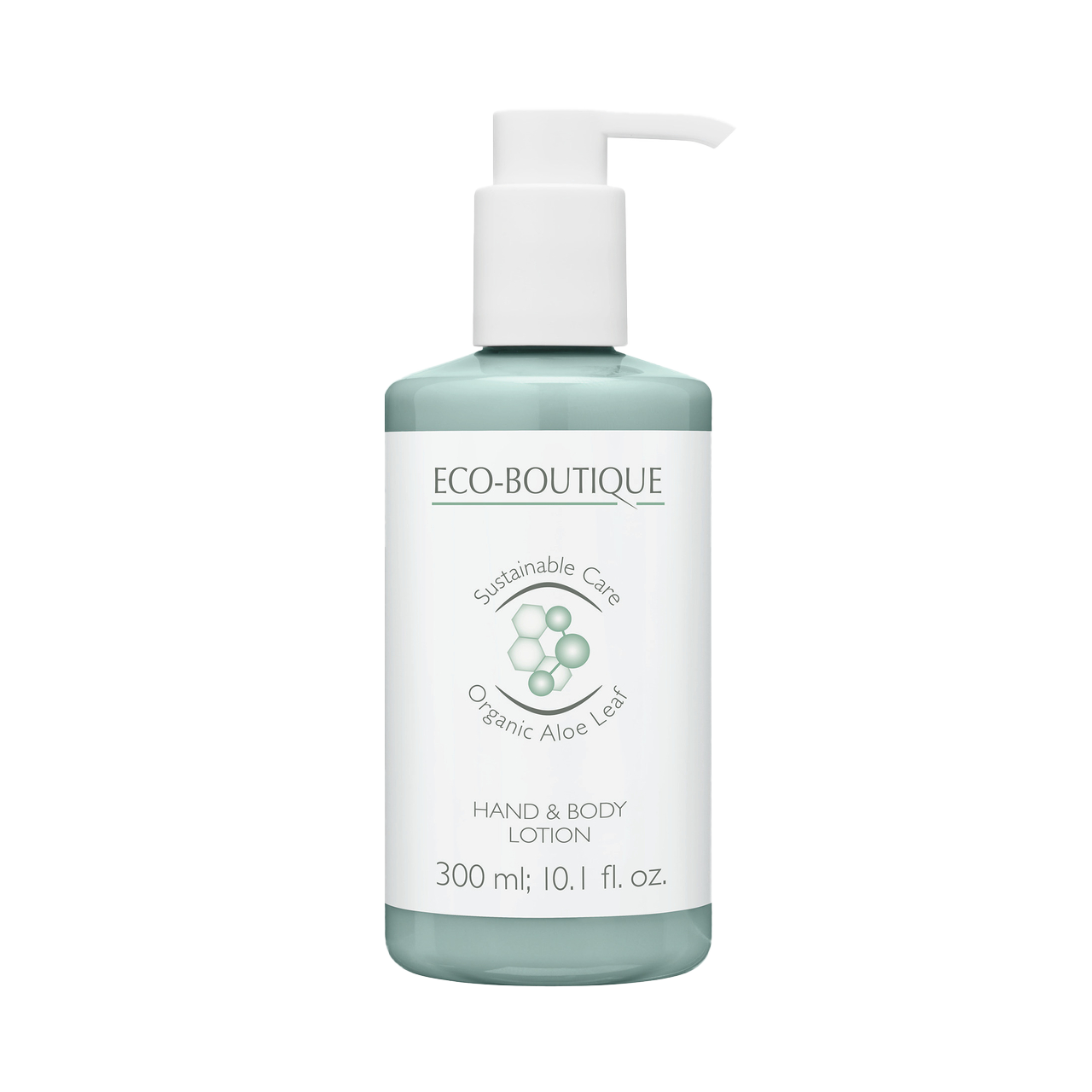 Body Lotion by Eco Boutique in Pump Dispenser